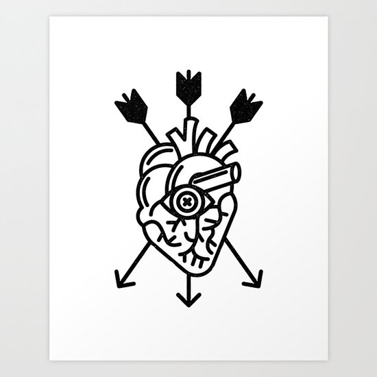 DEAD HEART Art Print