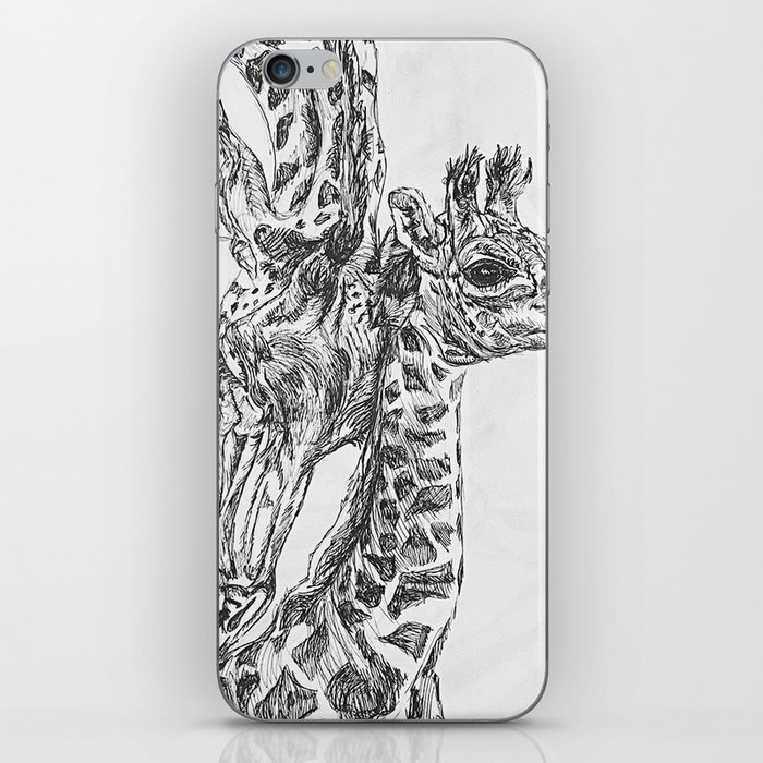 Mother and Child: Giraffe iPhone Skin