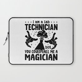 I Am A Lab Technician Laboratory Science Lab Tech Laptop Sleeve
