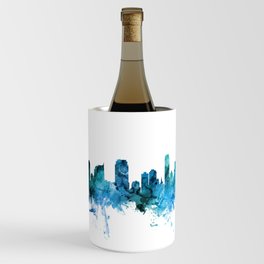 Jersey City New Jersey Skyline Wine Chiller