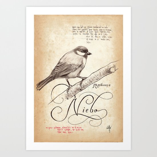 BIRD 05 Art Print