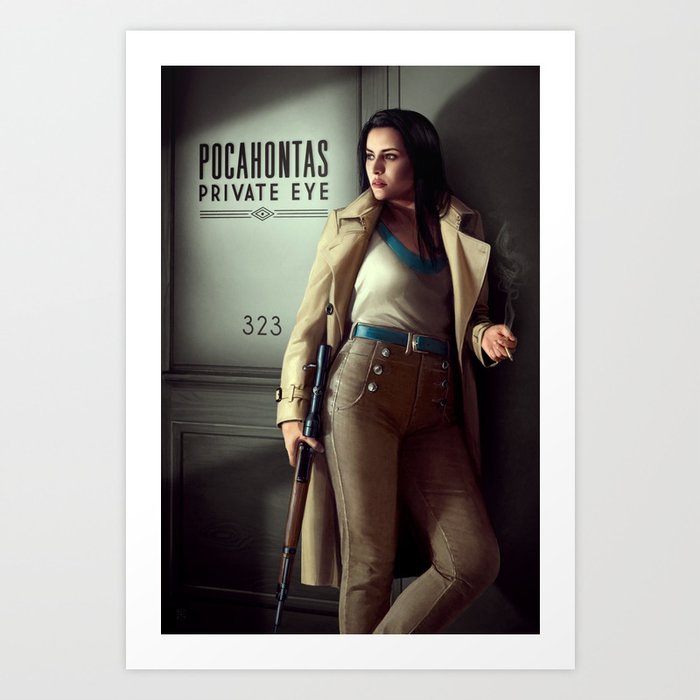Pocahontas - Private Eye Kunstdrucke Pocahontas - Private Eye Kunstdrucke