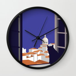 Lisbon, Portugal Wall Clock