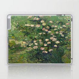 Vincent Van Gogh,Blooming Rose Bush Laptop Skin