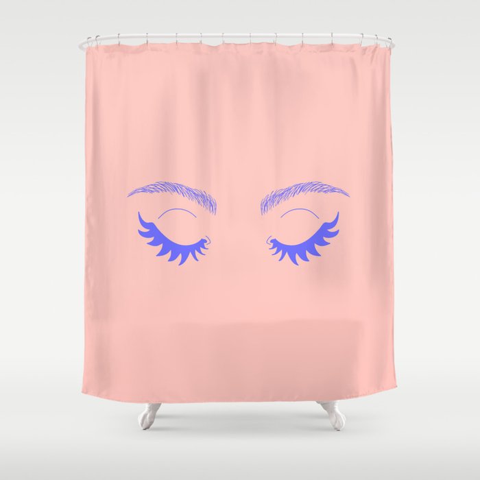 Betty Gone Batty (Millennial Pink Edition) Shower Curtain