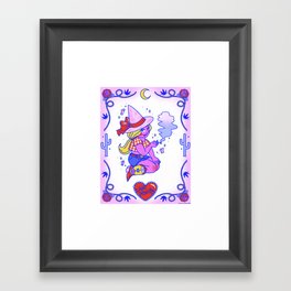 Western Weed Witch Framed Art Print