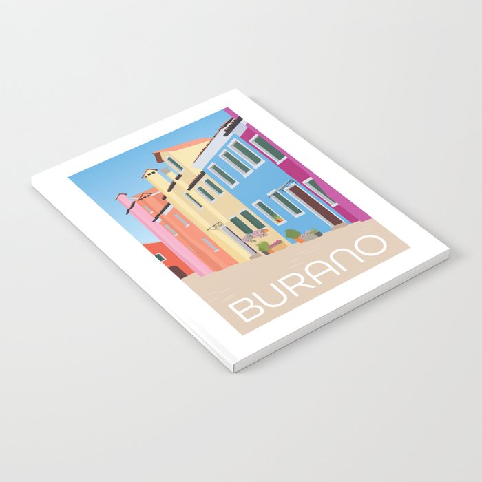 Burano Italy Notebook