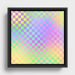 Seamless Geometric Design Pattern Framed Canvas