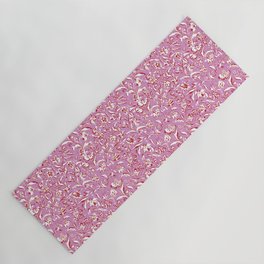 Painterly Florals - Red Orchid Yoga Mat