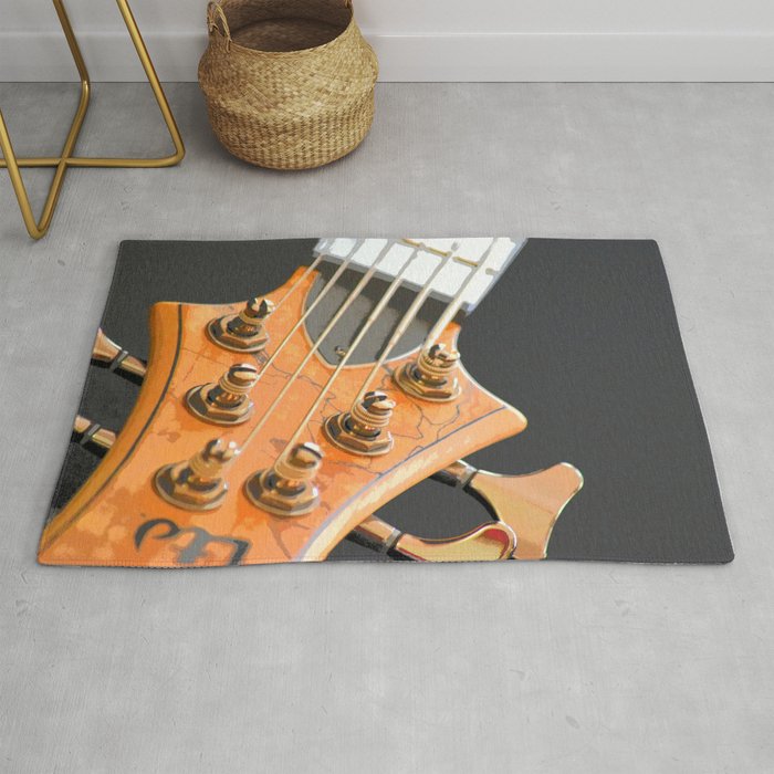 Morphed Electric Bass Rug