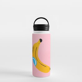 Banana Pop Art Water Bottle