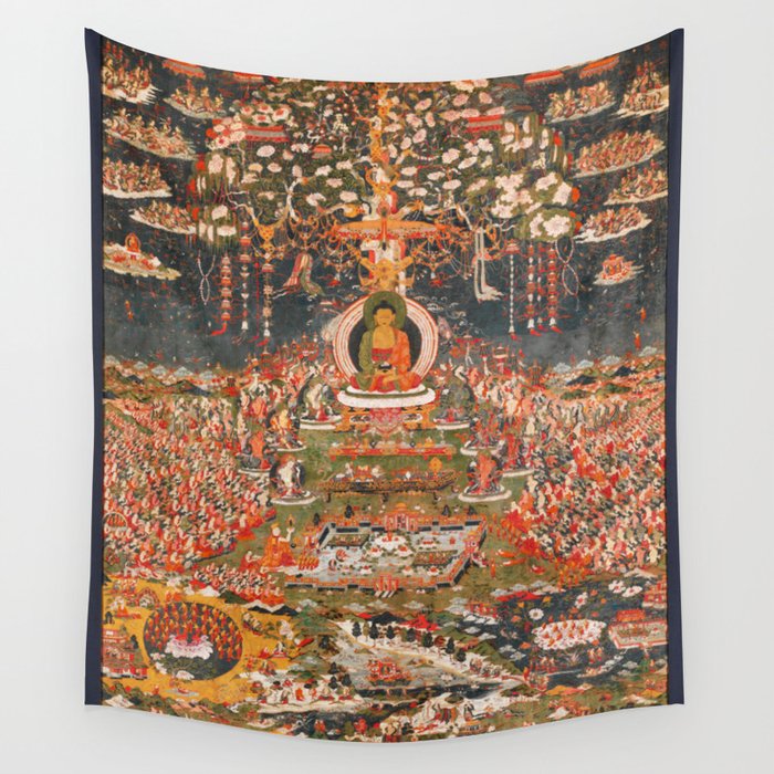 Amitabha Buddha of Eternal Life Wall Tapestry