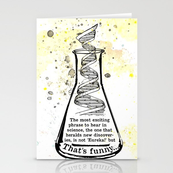 Isaac Asimov Quote Stationery Cards By Jillsirydesign Society6