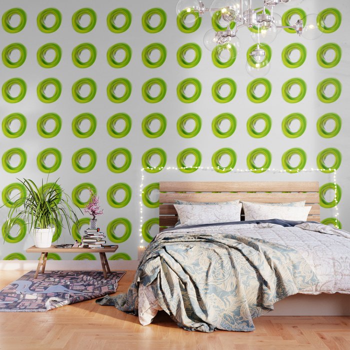 Soft Green Enso - Abstract Art By Sharon Cummings Wallpaper