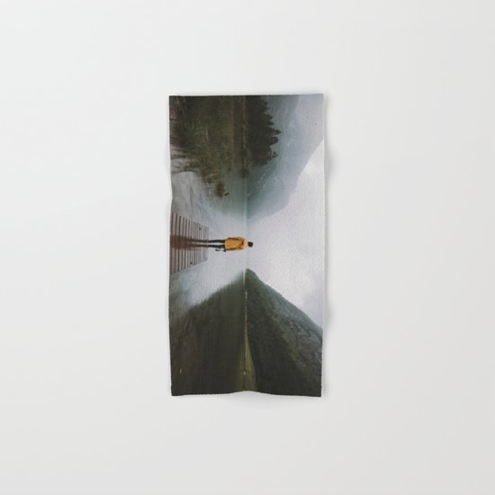 Mountain Lake Vibes - Landscape Photography Hand & Bath Towel