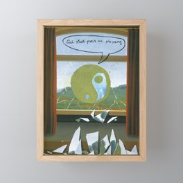 Ceci n'est pas un yin-yang  Framed Mini Art Print