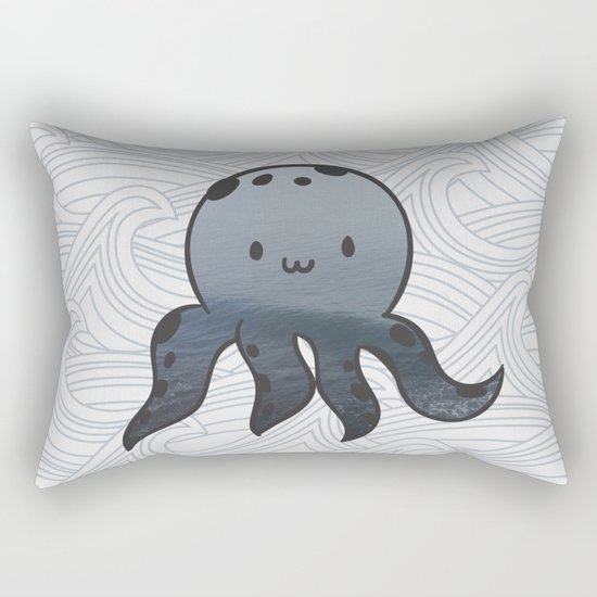 Little Octopus Rectangular Pillow