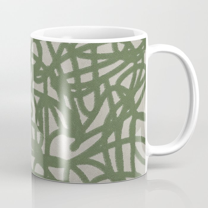 RANDOM SKETCHES GREEN Coffee Mug