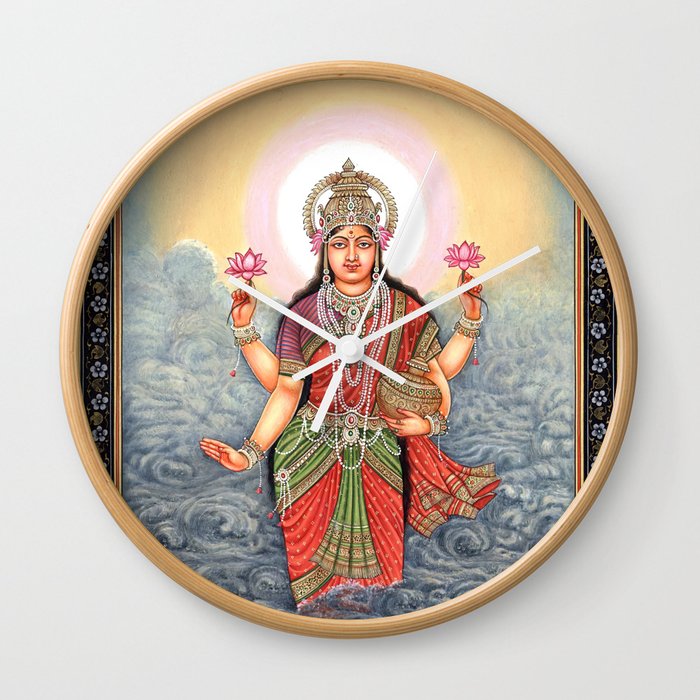 The Birth Of Lakshmi Wall Clock