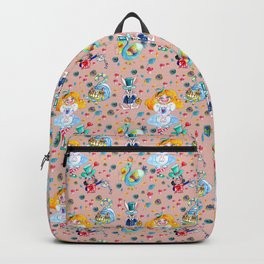 Wonderfun Backpack | Mushroom, Mad, Monicacioni, Fun, Alice, Dodo, Babiesclothing, Pink, Kids, Watercolour 