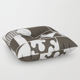 Geometric balance modern shapes composition 24 Floor Pillow