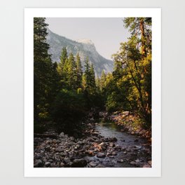 View from the creek Art Print