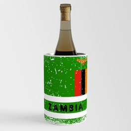 Zambia Flag Wine Chiller