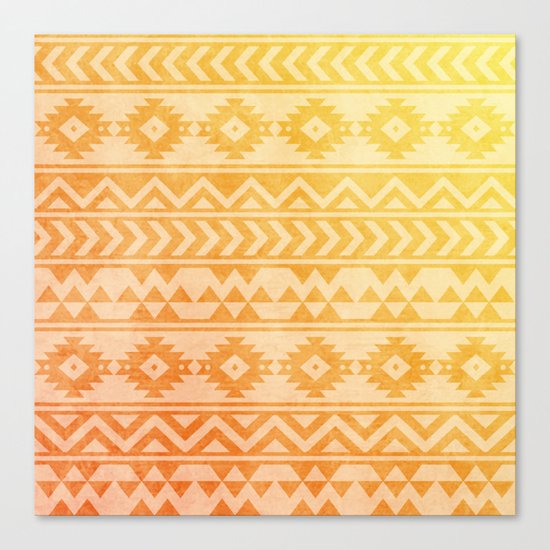 Aztec Pattern 08 Canvas Print