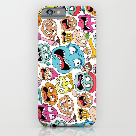 Weird Faces iPhone & iPod Case