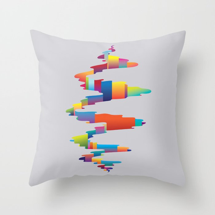 After the earthquake Throw Pillow