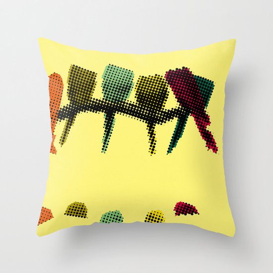 Sudden death Throw Pillow