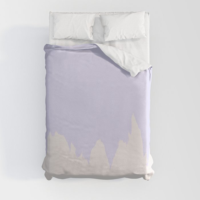 Lavender Smear Duvet Cover