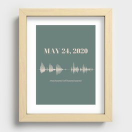 May 24, 2020 Recessed Framed Print
