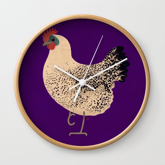 bird motif #42 Wall Clock