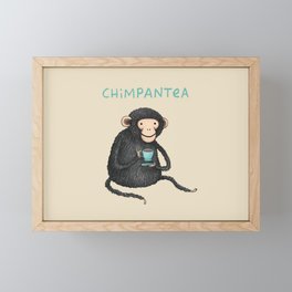 Chimpantea Framed Mini Art Print