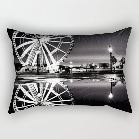 Ferris Wheel in the City Rectangular Pillow