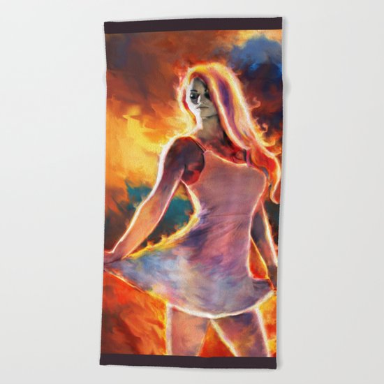 free your something II Beach Towel