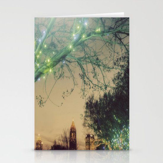 Christmastime In The City Stationery Cards