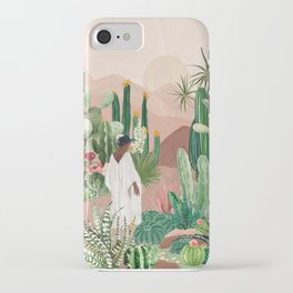 Dream cactus garden iPhone Case