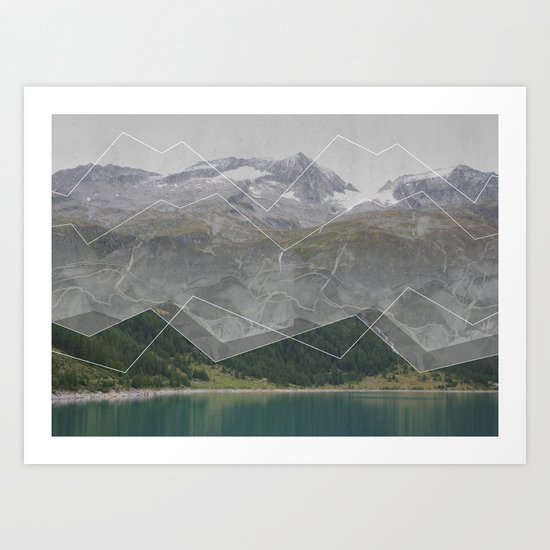 Mountain Landscape Art Print