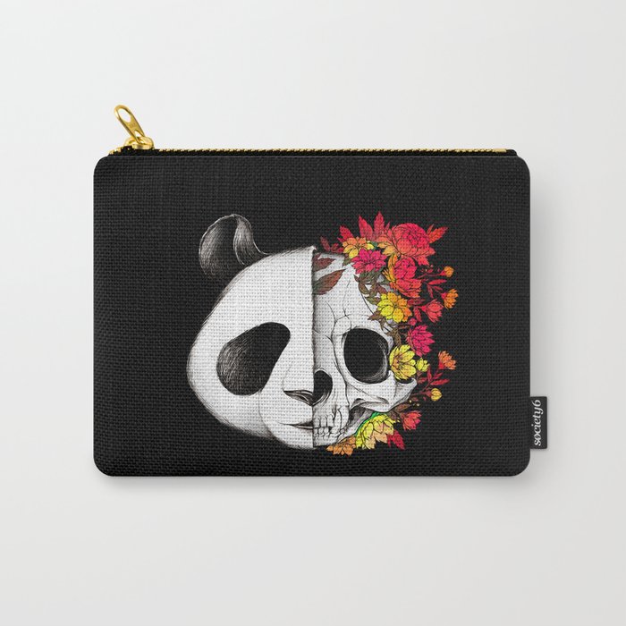 Panda Skull Rock Carry-All Pouch