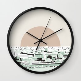 Rooftop view_2 Wall Clock