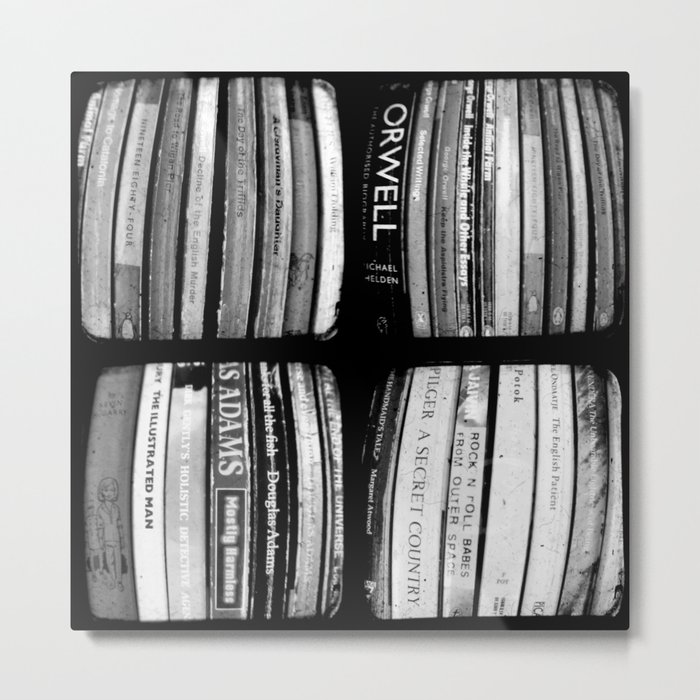 The Bookshelf - Through The Viewfinder (TTV) - Polyptych Metal Print