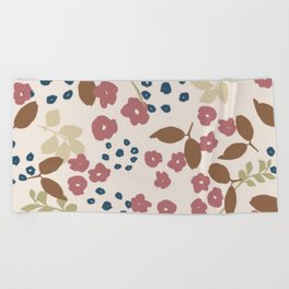 Mapleton-Blush Flower Beach Towel