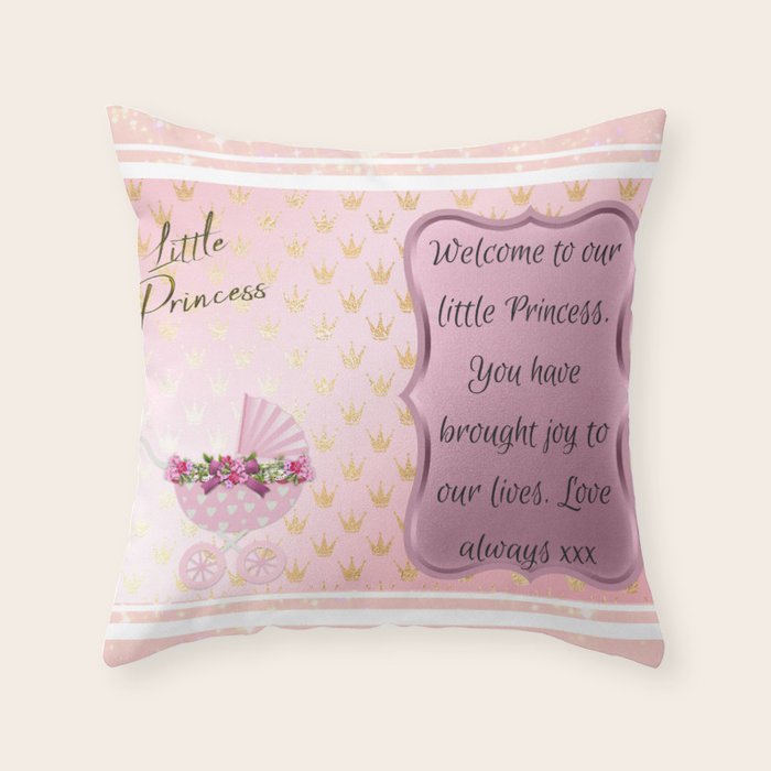 baby girl pillow
