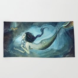 Fantasy Art Beach Towels Society6