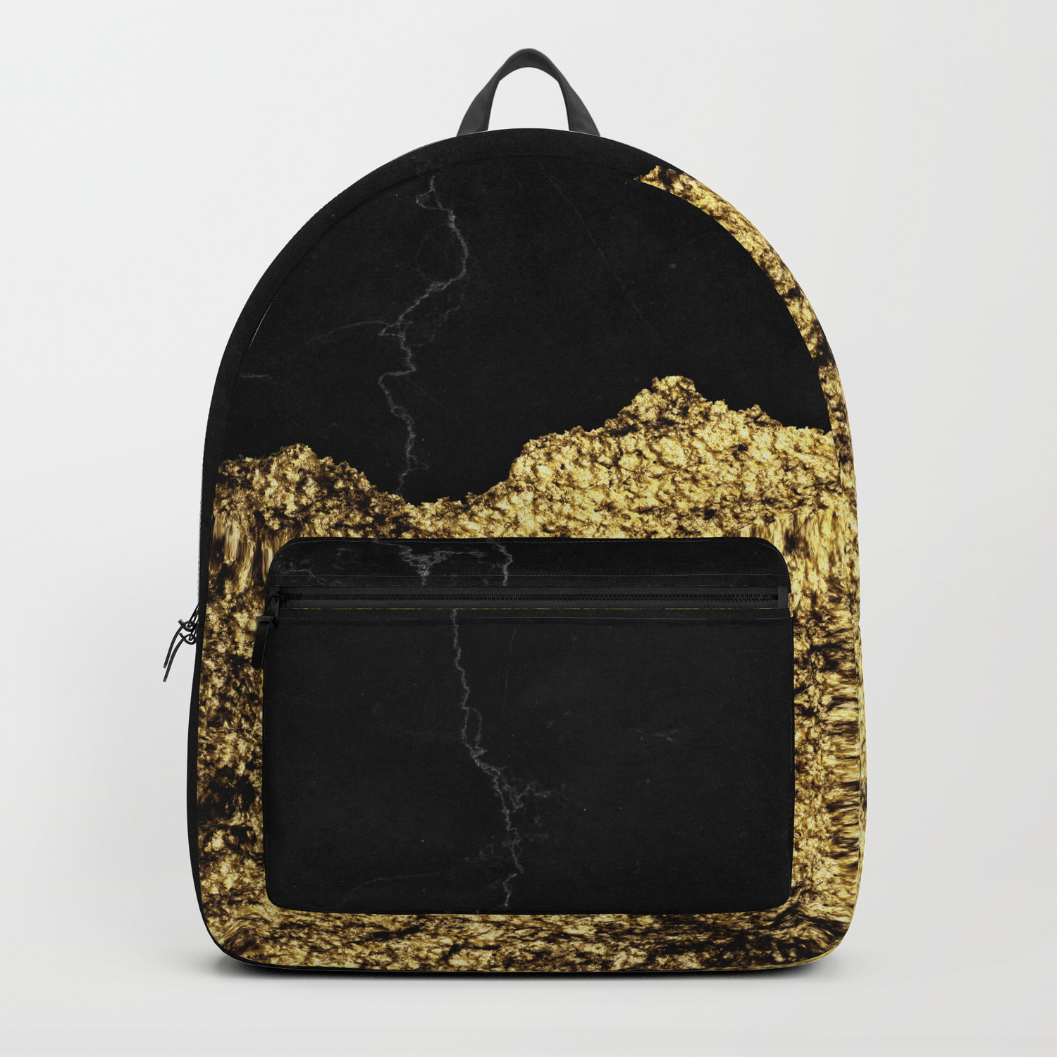black marble backpack
