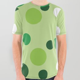 Happy St Patrick's Day Pattern All Over Graphic Tee