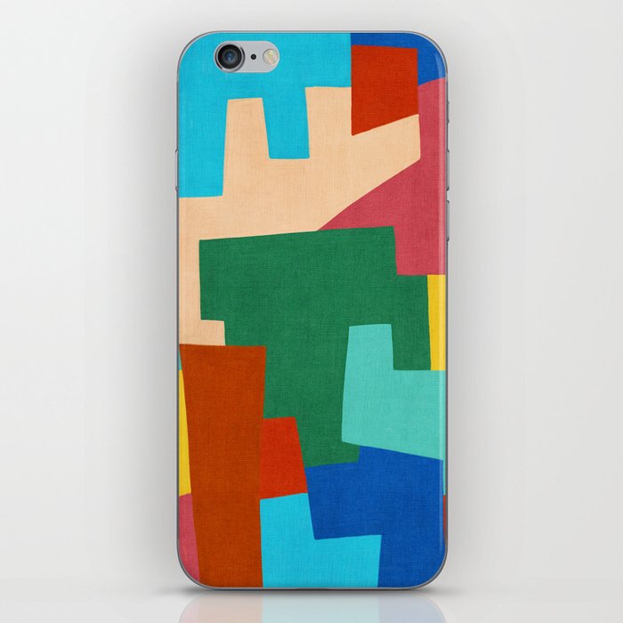 Colorful Abstract Modern Painting III iPhone Skin