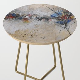 Art Nouveau Abstract Side Table